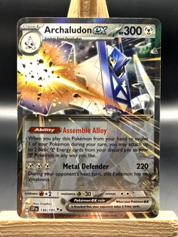 Archaludon EX - Pokemon TCG Surging Sparks 130/191 - Double Rare NM - Image 1