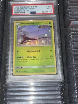 2019 POKEMON HIDDEN FATES PHEROMOSA-HOLO #SV5~ PSA GRADED MINT 9--TCG307 - Image 1