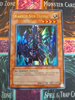 Yu-Gi-Oh! TCG Kaiser Sea Horse SKE-015 Ultra Rare Unlimited Moderately Played - Image 1