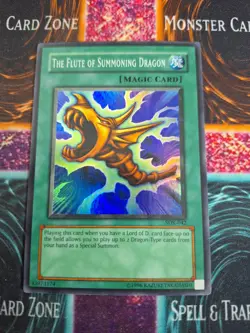 Yu-Gi-Oh! The Flute of Summoning Dragon SDK-042 Super Rare Unlimited NM/LP - Image 1