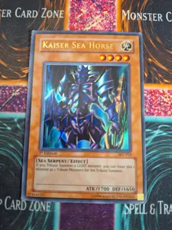 Yu-Gi-Oh! Kaiser Sea Horse SKE-015 Ultra Rare 1st Edition Moderately Played - Image 1