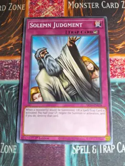 Yu-Gi-Oh! Solemn Judgment SR14-EN038 Common 1st Edition Near Mint - Image 1