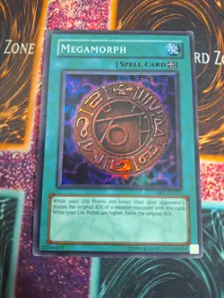 Yu-Gi-Oh! Megamorph DB1-EN037 Super Rare Unlimited MP/HP - Image 1