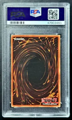 2002 Yugioh Collector's Tins BLUE-EYES WHITE DRAGON BPT-003 Secret Rare PSA 8 - Image 2