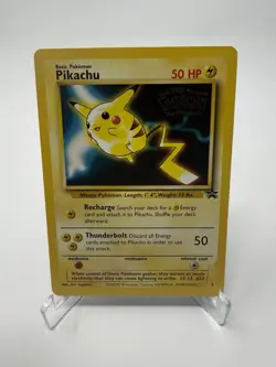 Pokemon Pikachu Movie Promo 4 Black Star WOTC 1999 The First Movie Card - Image 1