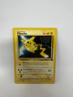 Pokemon Pikachu Movie Promo 4 Black Star WOTC 1999 The First Movie Card - Image 3