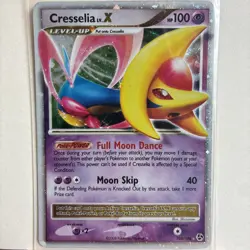 POKEMON - CRESSELIA LV.X ULTRA RARE (103/106) GREAT ENCOUNTERS HOLO LP CARD - Image 1