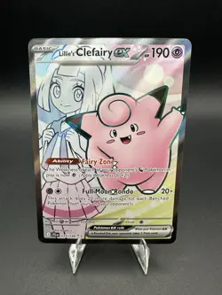 Pokemon TCG Lillie's Clefairy EX Journey Together 173/159 Single Card - Image 1