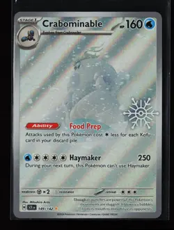 Crabominable 149/142 Holo Miscellaneous Cards & Products Pokemon Card - Image 1