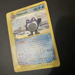 Poliwrath Expedition Holo Rare Pokemon TCG Card 24/165 2002 MP - Image 3