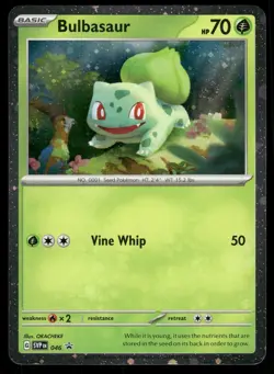 Bulbasaur SV: Scarlet & Violet Promo Cosmos Holo 046 Pokemon Card - Image 1
