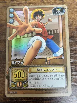 Carddass Old One Piece Card Game Luffy - Image 1