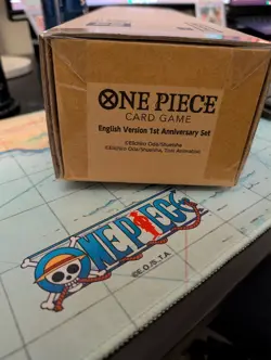 Bandai One Piece Card Game English 1st Anniversary Set Box *SEALED* - Image 1