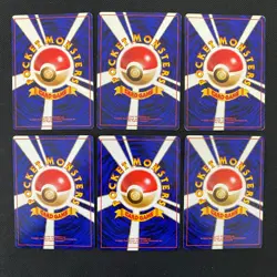 Base Set 1996 Normal Card Set of 6 Japanese Pokemon Card Old Back s007364 - Image 2