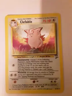 Pokemon Card - Clefable Base Set 2 5/130 Holo Rare - Image 2