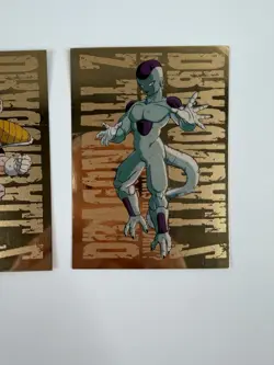 Dragon Ball Z Krillin & Frieza Gold Foil Card 1999 Artbox JPP/AMADA Rare DBZ - Image 3