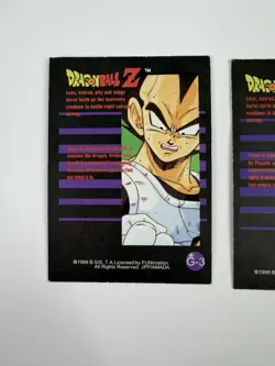 Dragon Ball Z Krillin & Frieza Gold Foil Card 1999 Artbox JPP/AMADA Rare DBZ - Image 5