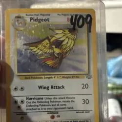 Pokemon Pidgeot Jungle Holo Rare 08/64 Unlimited Wing Attack Hurricane Card - Image 1