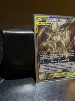 Pokemon Arceus & Dialga & Palkia GX Full Art Ultra Rare Holo Card 221/236 - Image 2