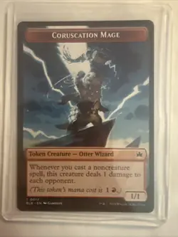 Coruscation Mage Token Bloomburrow Regular - Image 1