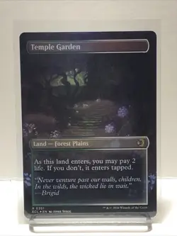 Temple Garden (Foil) [Borderless] Lorwyn Eclipsed 0351 Rare MTG - Image 2