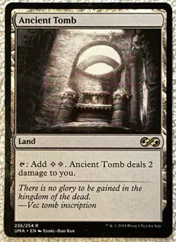 MTG - Ancient Tomb - Ultimate Masters 236/254 - Regular Rare - Gamechanger - Image 1