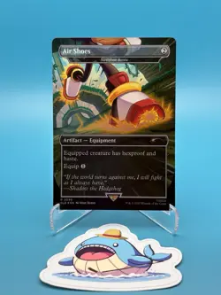 MTG Secret Lair - Sonic: Turbo Gear - Air Shoes (Swiftfoot Boots) 2098 Foil - NM - Image 1