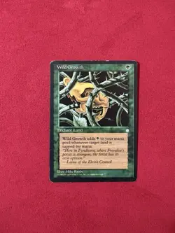 Wild Growth - Ice Age - MTG Magic The Gathering Vintage 90’s - Image 1