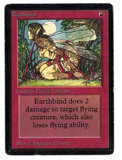 Earthbind -- MTG (P/HP Quality) - Beta Limited Edition - See scans!! - Image 1