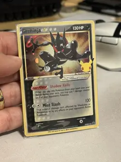 Celebrations Greninja Gold Star SWSH144 Black Star Promo Pokemon TCG SEALED A - Image 1