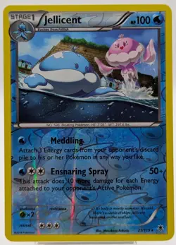 Jellicent 21/119 Reverse Holo XY Phantom Forces Pokemon TCG - Image 1