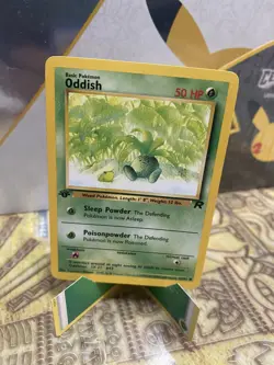 Pokemon Tcg Team Rocket 1st edition Oddish 63/82 WOTC - Image 1