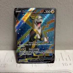 Pokemon Boltund V (Full Art) Ultra Rare SWSH08: Fusion Strike 249/264 NM - Image 1