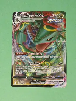 Pokemon Sword & Shield Crown Zenith Rayquaza VMAX 102/159 Ultra Rare - Image 1