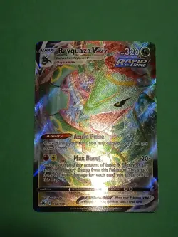Pokemon Sword & Shield Crown Zenith Rayquaza VMAX 102/159 Ultra Rare - Image 2