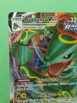 Pokemon Sword & Shield Crown Zenith Rayquaza VMAX 102/159 Ultra Rare - Image 3