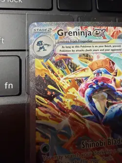 2024 POKEMON GRENINJA EX TWILIGHT MASQUERADE SPECIAL ILLUSTRATION #214/167! MINT - Image 2