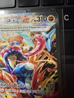 2024 POKEMON GRENINJA EX TWILIGHT MASQUERADE SPECIAL ILLUSTRATION #214/167! MINT - Image 3