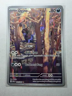 Deino 146/086 NM – Illustration Rare Holo – 2025 Pokemon TCG S&V White Flare - Image 1
