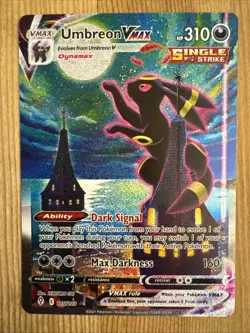 Umbreon VMAX - 215/203 - Pokemon Evolving Skies Alternate Art Ultra Rare NM - Image 1