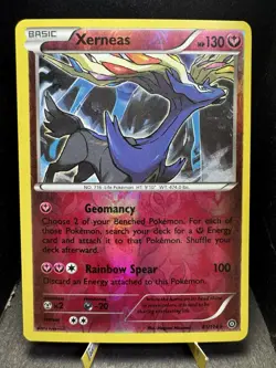 Pokemon TCG XY Steam Siege Xerneas 81/114 Reverse Holo Rare NM! - Image 1