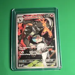 Pokemon Team Rocket's Houndoom 191/182 SV10 Destined Rivals Illustration Rare H… - Image 1