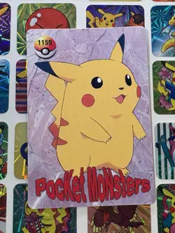 Pokemon Holo Vintage Pocket Monsters Vending Prism Sticker Nintendo collections - Image 5