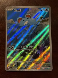 Pokemon Paldea Evolved Marill 204/193 Illustration Rare Holo - Image 1