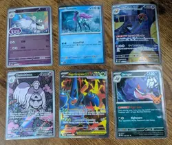 Pokemon TCG - Lot Of 6 - Suicune (Swirl) Heracross Stamped Houndstone Gengar- NM - Image 1