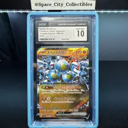 Pokemon TCG Sandy Shocks EX 088/187 Terastal Fest Ex 2024 CGC 10 - Image 1