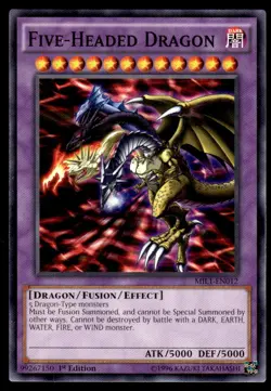 Yu-Gi-Oh TCG Millennium Pack #MIL1-EN012 Five-Headed Dragon 1st Ed. - Image 1