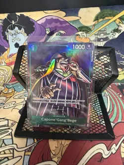 Capone"Gang"Bege (Premium Collection -Best Vol. 2 ST02-004 One Piece Promo Foil - Image 1