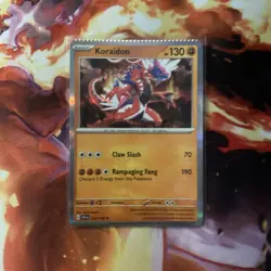 Koraidon 124/198 - Scarlet And Violet Set - Crimp Error Card - Image 1
