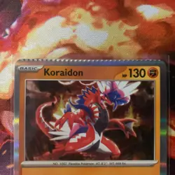 Koraidon 124/198 - Scarlet And Violet Set - Crimp Error Card - Image 2